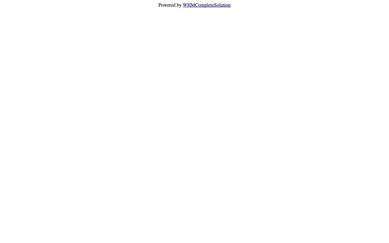 WeHouse Hosting Live Website & Control Panel Screenshot